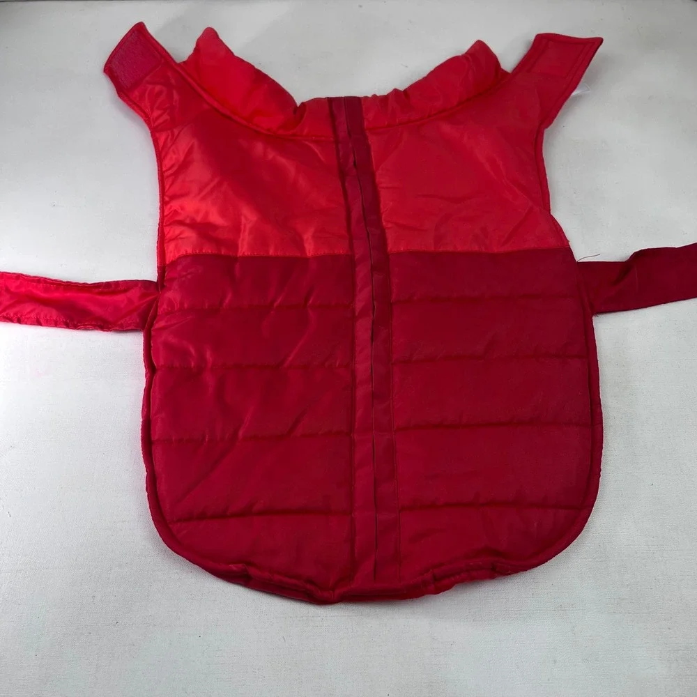 Sonoma Goods for Life Red Puffer‎ Dog Winter Vest Coat Size L